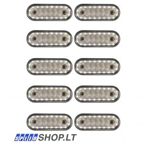 LED gabaritiniai balti žibintai